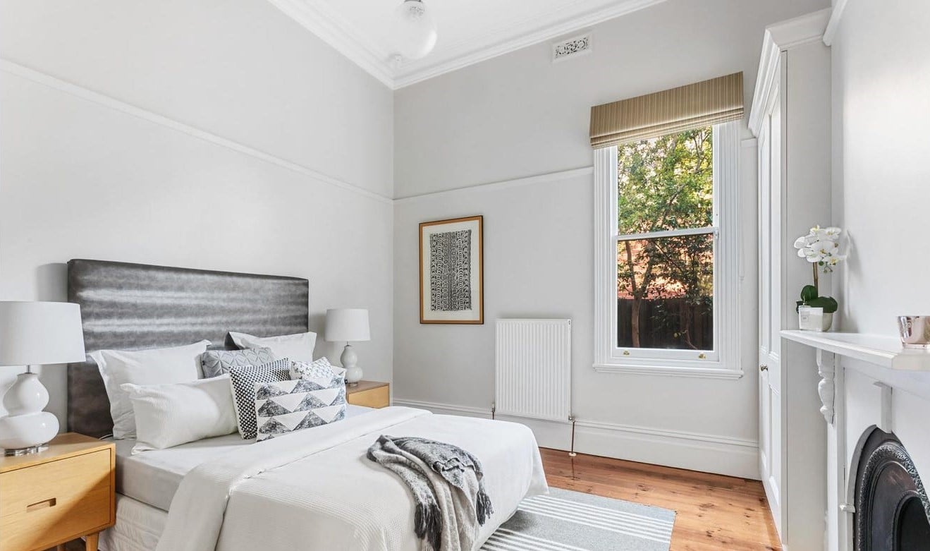 Modern Bedroom with Fresh Interior Painting and Neutral Tones