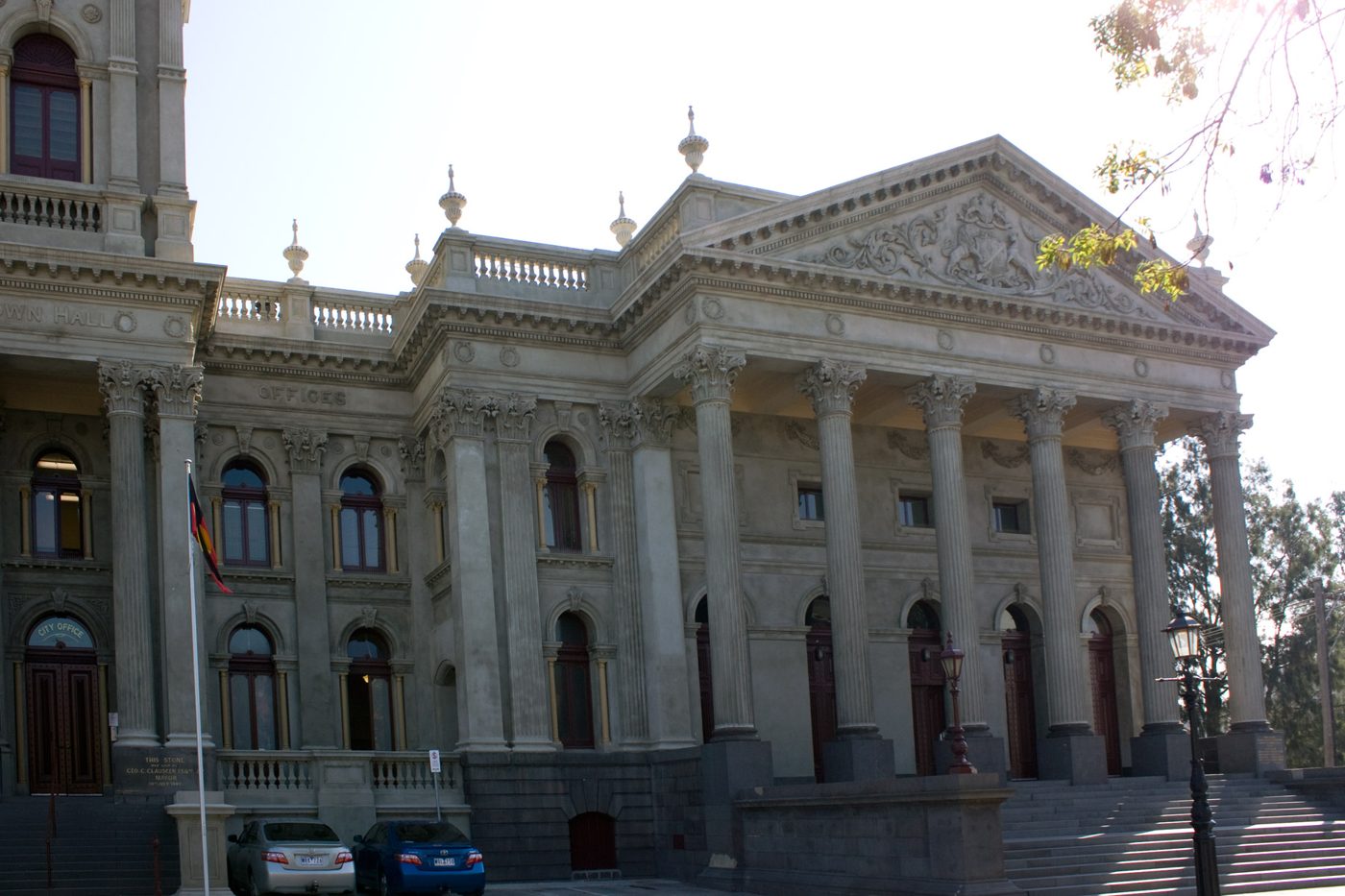 Fitzroy Town Hall on Napier Street, Fitzroy, inner Melbourne