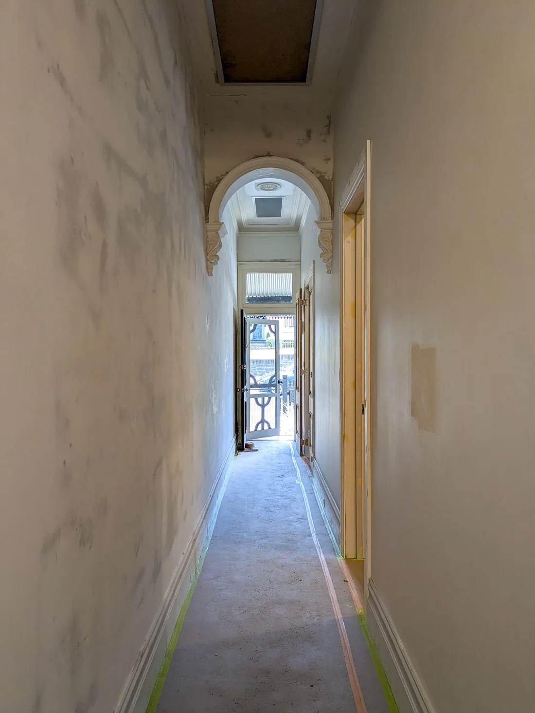 Heritage exterior preparation, Carroll Street, North Melbourne