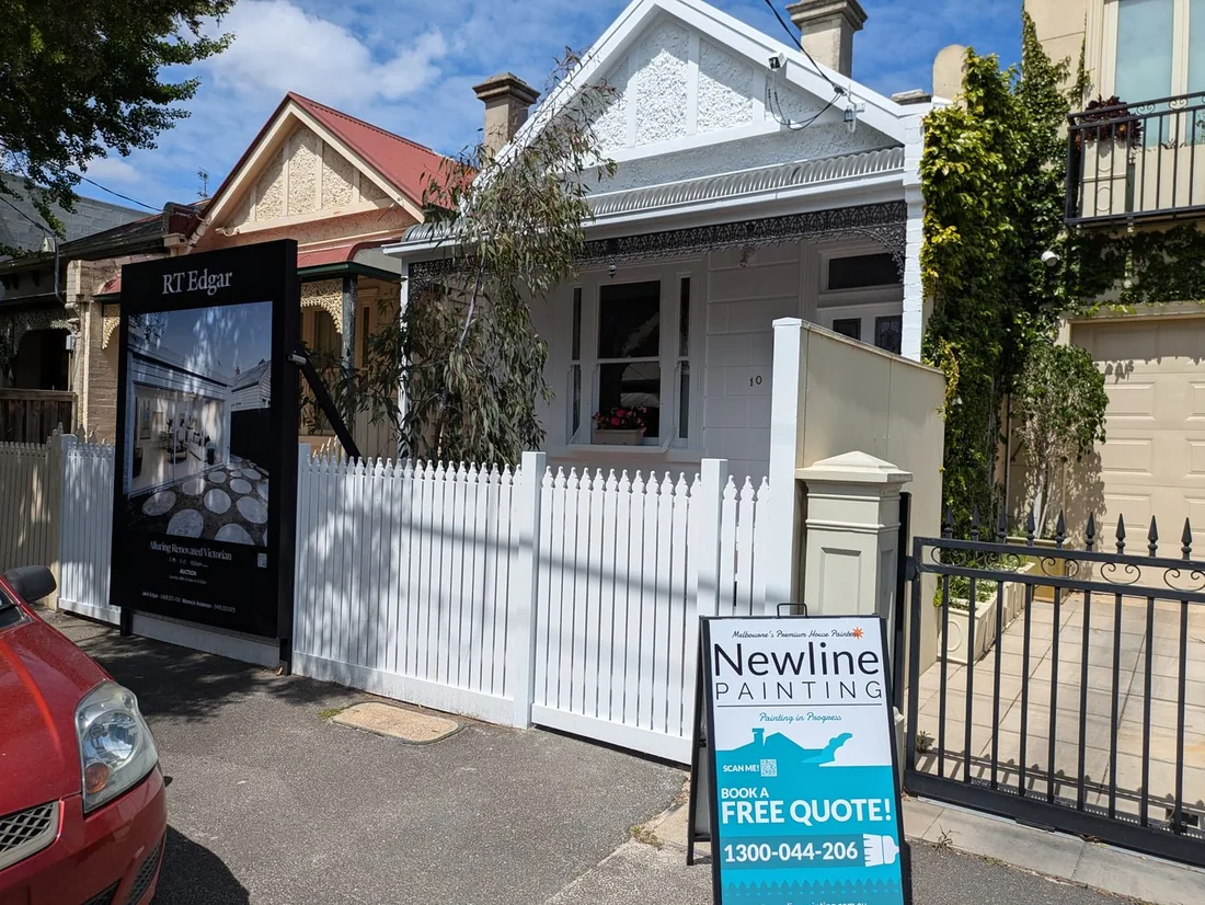 House painting, Nicholson Street, South Yarra