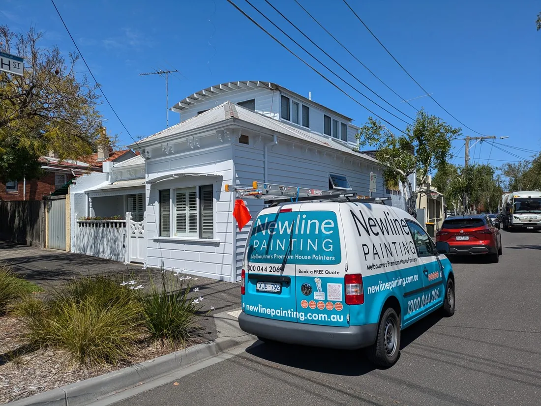 House repaint, Tribe Street, South Melbourne