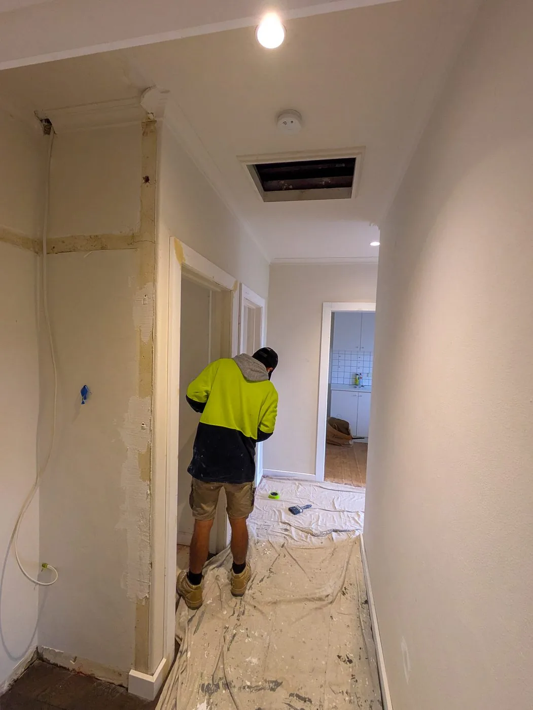 Interior repaint, Stanhope Street, Malvern