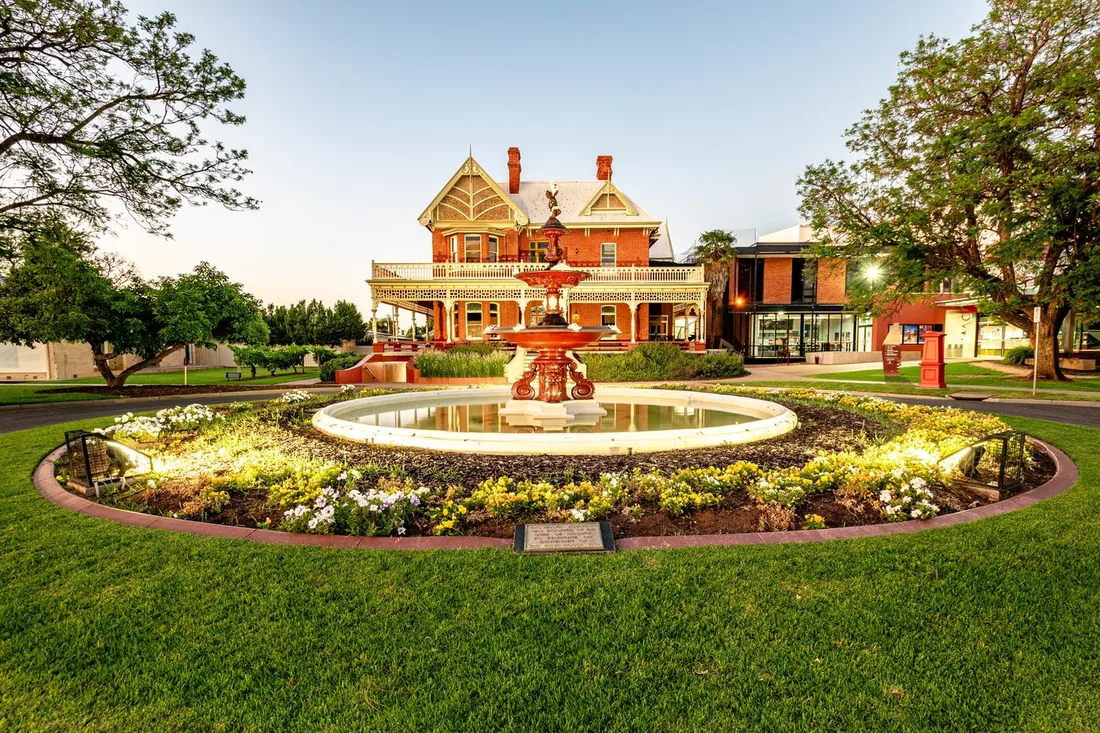 Rio Vista House, the 1890s Chaffey mansion in Mildura