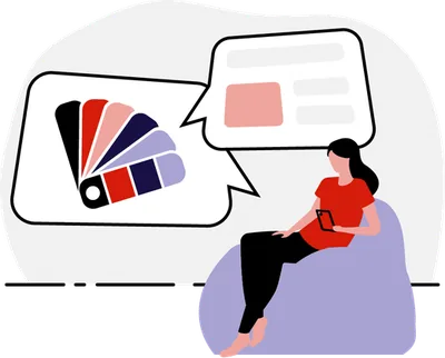 Choosing colours and confirming the scope of work