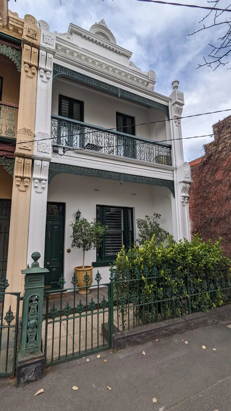 Terrace exterior, Victoria Road, Albert Park